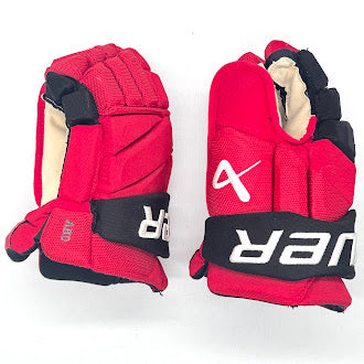 Bauer Vapor Hyperlite - Gant NHL Pro Stock d'occasion - Sebastian Aho (rouge/noir)